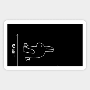 The rabbit–duck illusion 🐰🦆 Magnet